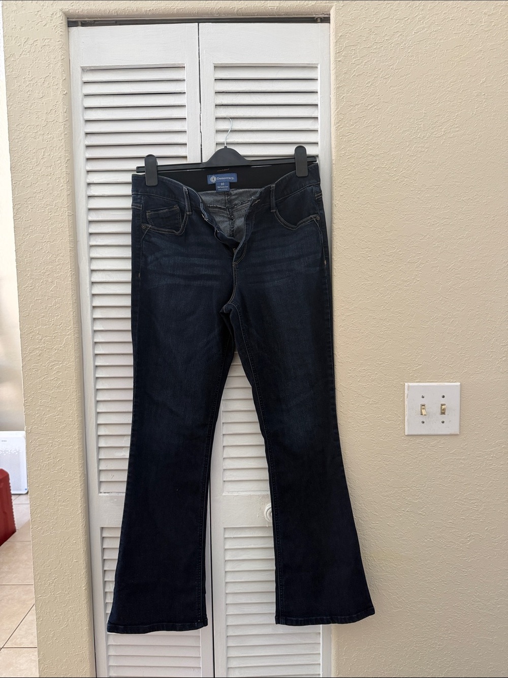 Democracy Dark Blue Flared Jeans size 10